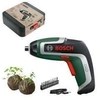 Image de Visseuse sans fil Bosch IXO 7 -Anniversary Edition 06039E0009, 235 tr/min, 3,6 V, 2 Ah, diamètre de vis 5 mm, 3/5,5 Nm, 10 embouts, porte-embouts magnétique, boîte de rangement, câble micro-USB