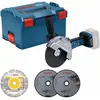 Image de BOSCH Professional 06019H6L02 BOSCH Professional GWS 18V-180 P Kit meuleuse angulaire sans fil 18,0 V, sans batterie