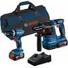 Image de Pack 2 outils 18V (Perceuse GSB 18V-45 + Perforateur GBH 18V-22) - BOSCH 0615A50039
