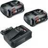 Image de Kit de démarrage 18 V Bosch 2x PBA 18V 6.0Ah Batterie W-C 6,0 Ah ( 2x 1600A00DD7 ) + chargeur AL 18V-44 ( 1600A031X0 )