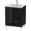 Image de Duravit L-Cube bâti-support pour lavabo à poser, 2 tiroirs, 620x704x481mm, LC662504040