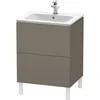 Image de Duravit - Meuble Sous-lavabo L-cube Vertical, 2 Tiroirs, Largeur :