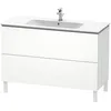 Image de Duravit - Meuble Sous-lavabo L-cube Vertical, 2 Tiroirs, Largeur :