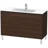 Image de Duravit - Meuble Sous-lavabo L-cube Vertical, 2 Tiroirs, Largeur :