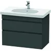 Image de Durastyle Meuble Sous-lavabo Suspendu 6484, 2 Tiroirs, - Duravit