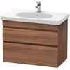 Image de Durastyle Meuble Sous-lavabo Suspendu 6484, 2 Tiroirs, - Duravit