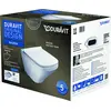 Image de Duravit Wand-WC DuraStyle Rimless pl WC-Sitz m. Absenkaut. mit Befestig.