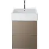 Image de Duravit Vero Air meuble lavabo 50x47cm, avec trop-plein, avec table de robinetterie, 1 trou de robinet, 2350500000