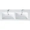 Image de Duravit - Me By Starck Furniture Double Lavabo, 2x1 Trous De