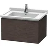 Image de Duravit - L-cube Meuble Sous-lavabo Suspendu, 1 Tiroir, 670mm, Pour