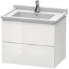 Image de Duravit - L-cube Meuble Sous-lavabo Suspendu, 2 Tiroirs, 670mm,