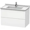 Image de Duravit - L-cube Meuble Sous-lavabo Suspendu, 2 Tiroirs, 820mm,