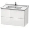 Image de Duravit - L-cube Meuble Sous-lavabo Suspendu, 2 Tiroirs, 820mm,