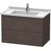 Image de Duravit - L-cube Meuble Sous-lavabo Suspendu, 2 Tiroirs, 820mm,