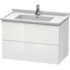Image de Duravit - L-cube Meuble Sous-lavabo Suspendu, 2 Tiroirs, 820mm,