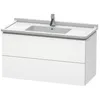 Image de Duravit - L-cube Meuble Sous-lavabo Suspendu, 2 Tiroirs, 1020mm,