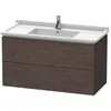 Image de Duravit - L-cube Meuble Sous-lavabo Suspendu, 2 Tiroirs, 1020mm,
