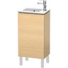 Image de Duravit - Meuble Sous-lavabo L-cube Vertical, 1 Porte, Charnières À