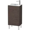 Image de Duravit - Meuble Sous-lavabo L-cube Vertical, 1 Porte, Charnières À