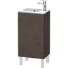Image de Duravit - Meuble Sous-lavabo L-cube Vertical, 1 Porte, Charnière À