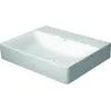 Image de Duravit DuraSquare lavabo, 60x47cm, sans trou pour robinet, sans trop-plein, vitrifié par le dessous, 2353600070