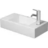 Image de Duravit Vero Air meuble lave-mains lavabo 50x25cm, sans trop-plein, avec banc de robinetterie, 1 trou de robinet à droite, 0724500008