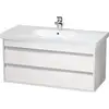 Image de Duravit - Ketho Meuble Sous-lavabo Suspendu 6648, 2 Tiroirs,