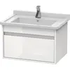 Image de Duravit Ketho bâti-support lavabo suspendu, 650x410x455 mm, 1 tiroir, pour Starck 3 030470, KT666302222