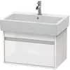 Image de Duravit Ketho bâti-support lavabo suspendu, 650x410x440 mm, 1 tiroir, pour lavabos Vero 045470, KT668402222
