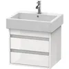 Image de Duravit - Ketho Meuble Sous-lavabo Suspendu 6636, 2 Tiroirs, 550mm,