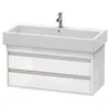 Image de Duravit - Ketho Meuble Sous-lavabo Suspendu 6638, 2 Tiroirs, 950mm,