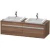 Image de Ketho Meuble Sous-lavabo Suspendu 6797, 2 Tiroirs, - Duravit