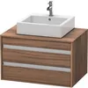 Image de Duravit - Ketho Meuble Sous-lavabo Suspendu 6654, 2 Tiroirs, 800mm,
