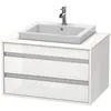 Image de Duravit - Ketho Meuble Sous-lavabo Suspendu 6754, 2 Tiroirs, 800mm,
