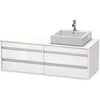 Image de Duravit - Ketho Meuble Sous-lavabo Suspendu 6657, 4 Tiroirs,