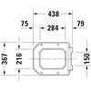 Image de Duravit ME by Starck Abattant WC Blanc frein de chute et charnière inox - 0020090000