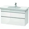 Image de Duravit DuraStyle meuble sous-lavabo suspendu 6485, 2 tiroirs, 1000mm, pour D-Code, DS648502222