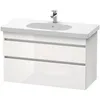 Image de Duravit - Durastyle Meuble Sous-lavabo Suspendu 6485, 2 Tiroirs,