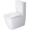 Image de Duravit - Happy D.2 - Cuvette À Poser, Vario Évacuation, Avec Hygieneglaze, Blanc 2134092000