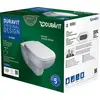 Image de Duravit Wand-Tiefspül-WC D-Code Set 355x540mm spülrandlos mit WC-Sitz