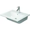 Image de Duravit ME by Starck lavabo pour meuble, avec trop-plein, sans trou pour robinetterie, avec plage de robinetterie, 630mm, 23366300601
