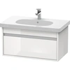 Image de Duravit Ketho bâti-support lavabo suspendu, 800x410x455 mm, 1 tiroir, pour D-Code, KT666709191