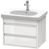 Image de Duravit Ketho bâti-support lavabo suspendu, 600x480x455 mm, 2 tiroirs, pour D-Code, KT665009191