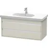 Image de Duravit Ketho meuble sous-lavabo suspendu, 1000x480x455 mm, 2 tiroirs, pour D-Code, KT664809191