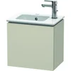Image de Duravit - Meuble Sous-lavabo L-cube Suspendu, 1 Porte, Charnière À