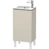 Image de Duravit - Meuble Sous-lavabo L-cube Vertical, 1 Porte, Charnière À