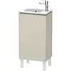 Image de Duravit - Meuble Sous-lavabo L-cube Vertical, 1 Porte, Charnières À