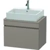 Image de Duravit DuraStyle meuble sous-lavabo pour console compacte, 1 tiroir, 700mm, DS530104343