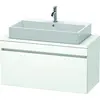Image de Duravit DuraStyle, meuble sous-lavabo pour console compacte, 1 tiroir, 1000mm, DS530401818