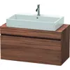 Image de Duravit DuraStyle, meuble sous-lavabo pour console compacte, 1 tiroir, 1000mm, DS530407979